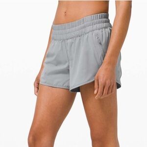 Lululemon tracker low rise lined 4” rhino grey